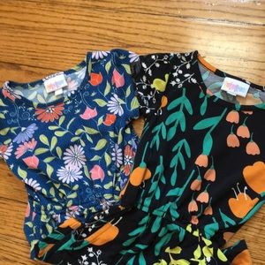 LulaRoe Little Girl Size 2 Dresses - LOT 2 dresses
